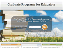 Tablet Screenshot of graduateprogram.org