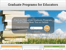 Tablet Screenshot of cabrinicollege.graduateprogram.org